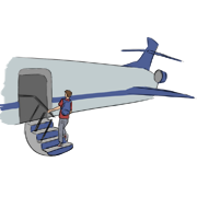 board the plane
